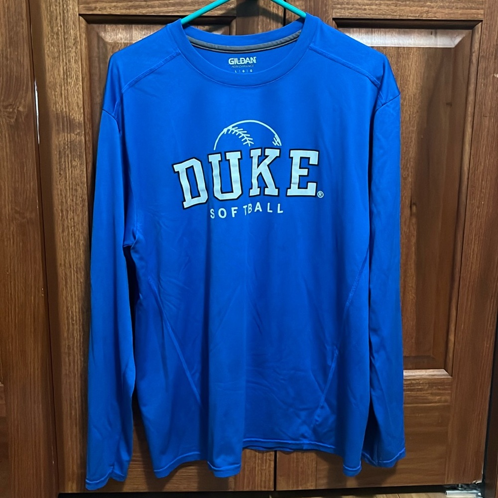 Duke Softball Dri-Fit Blue Long sleeve